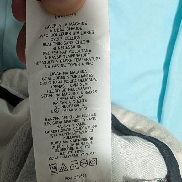 Mens Penguin Grey and White Striped Casual Pants - Picture 4 of 4